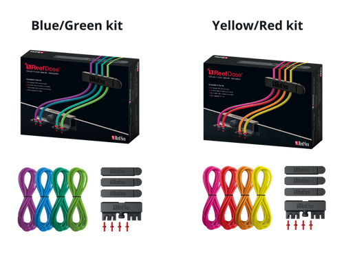 Red Sea ReefDose Deluxe 4-color Tube Kit
